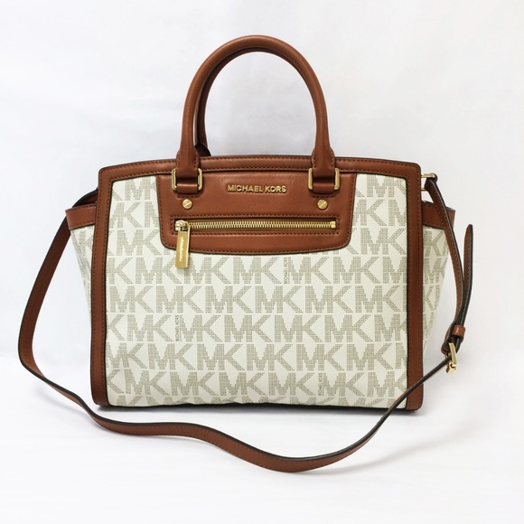 Michael by Michael Kors Selma Satchel Bag - Picture 1 of 8